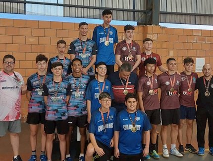 Tênis de mesa de Marília conquista prata e bronze nos Jogos Abertos da Juventude