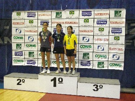 PÓDIO COPA BRASIL RANKING INFANTIL FEMININO