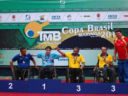 Equipe paralímpica de Criciúma comemora bom desempenho na Copa