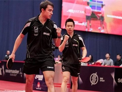 Mundial 2017: Calderano/Tsuboi e Jouti/Cazuo vencem em estreia e fazem duelo brasileiro nas duplas