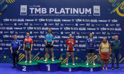 Abigail Araújo é a grande campeã da categoria Sub-15 do TMB Platinum - Campeonato Brasileiro