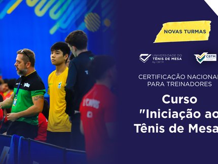 UniTM abre seis novas turmas da Certificação Nacional para Treinadores de Iniciação ao Tênis de Mesa em 2026