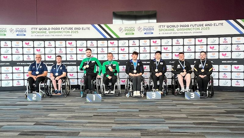 No encerramento do ITTF World Para Elite Spokane, Brasil conquista mais nove pódios