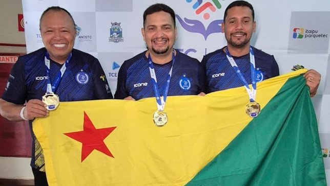 Mesa-tenistas acreanos são destaque nas Olimpíadas Mercosul dos Tribunais de Conta em Foz do Iguaçu-PR