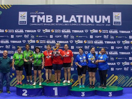 Seleção de São Paulo vence a do Distrito Federal e conquista a categoria Veterano 5 Feminino do TMB Platinum - Campeonato Brasileiro