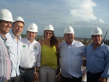Presidente da CBTM visita obras do Centro de Formação Olímpica do Nordeste