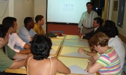 PRES. DA CONFEDERAÇÃO GUATEMALTECA VISITA CBTM