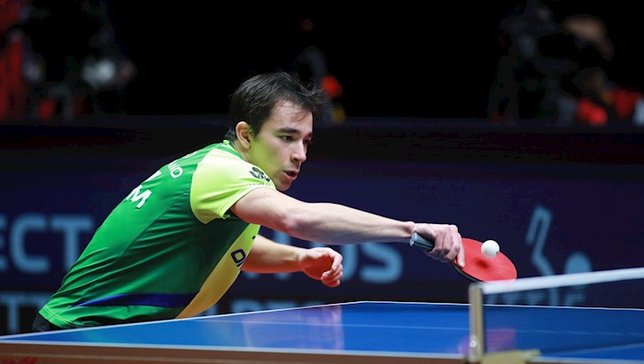 Calderano caiu nas oitavas de final. Foto de Arqui