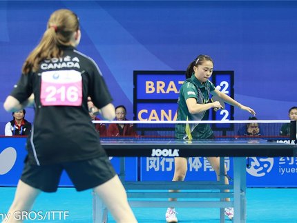 Brasil começa com vitória sobre o Canadá no torneio por equipes feminino