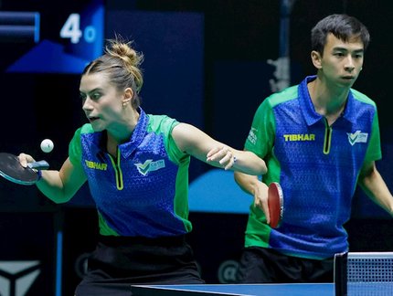Bruna Takahashi e Vítor Ishiy são superados por dupla número 3 do ranking mundial e se despedem do WTT Star Contender Ljubljana