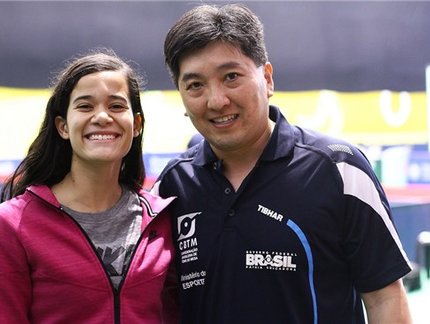 Ex-mesatenista, velocista Verônica Hipólito visita Aberto do Brasil: 'Primeiro esporte que tomei gosto'