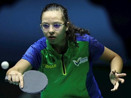Beatriz Fiore representa o Brasil no WTT Youth Contender Helsingborg, na Suécia