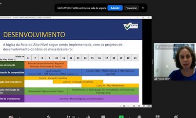 Universidade do Tênis de Mesa é apresentada como case de sucesso em workshop do COB