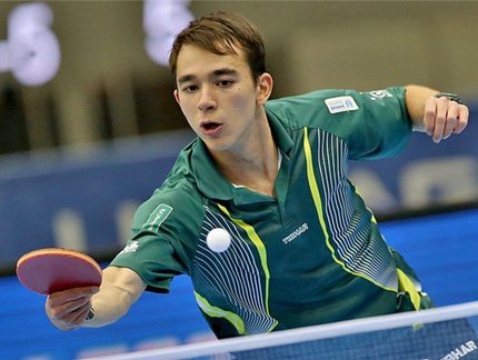 Aberto da Suécia: Hugo Calderano estreia com vitória e avança para os 32 avos de final do torneio individual