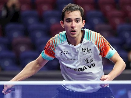 Hugo Calderano se despede do WTT Champions de Budapeste nas oitavas de final