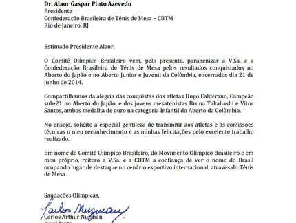Presidente do COB parabeniza brasileiros por títulos na Colômbia e no Japão