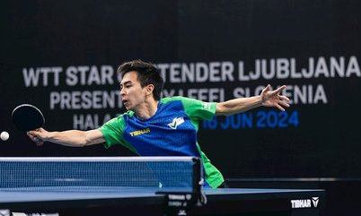 Após duas vitórias, Vitor Ishiy é superado por top 50 e fica a um jogo da fase principal do WTT Star Contender Ljubljana