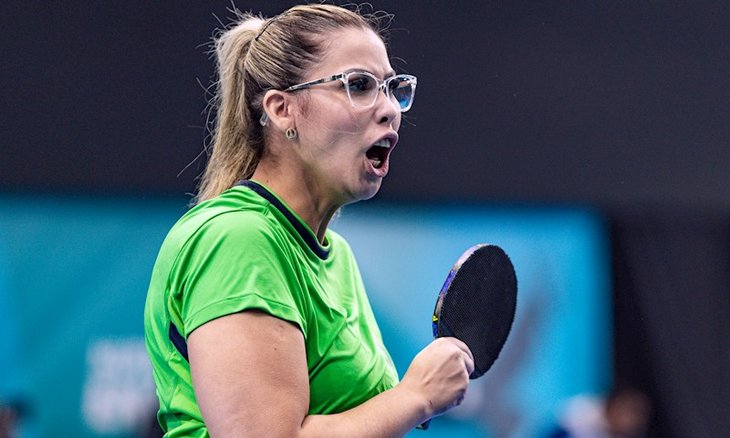 Thais Severo garantiu medalha nesta sexta-feira. F