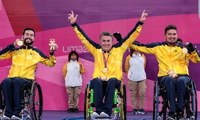 Resenha TMB recebe trio de craques medalhistas paralímpicos e parapan-americanos