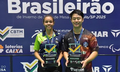 Jessica Prates e Carlos Ishida são os campeões do Absoluto A no Brasileirão de Inverno Interclubes