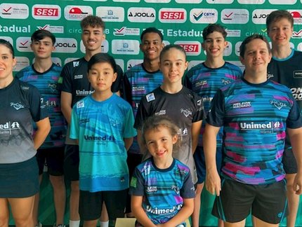 Equipe de tênis de mesa de Marília se destaca na 2ª Etapa do Ranking Paulista em Mogi das Cruzes
