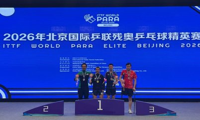 Brasil conquista seis medalhas nas disputas individuais do ITTF World Para Elite Beijing 2026