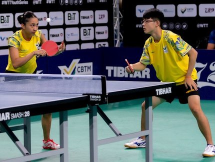 Após vitória contra dupla da Austrália, Giulia Takahashi e Leonardo Iizuka se despedem da disputa de duplas do Mundial de Jovens nas oitavas