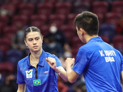 WTT Contender Doha 2023: Hugo Calderano, Bruna Takahashi e Vitor Ishiy representam o Brasil no Catar