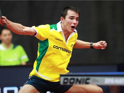 Hugo Calderano estreia nesta quinta-feira no torneio individual do Aberto da Hungria