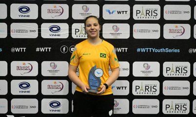 Com ouro de Beatriz Fiore, Brasil conquista cinco medalhas no WTT Youth Contender de Assunção