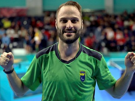 TÊNIS DE MESA NO PARAPAN – Luiz Manara é tricampeão e garante vaga em Paris; Jean Mashki estreia com bronze