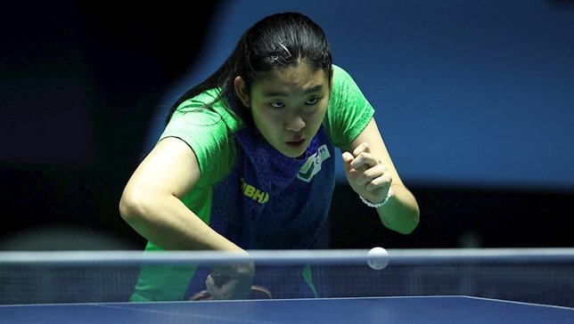 Karina Shiray em ação no WTT Contender Rio de Jane