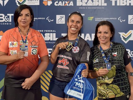 Aline Ferreira é a grande campeã da classe 7 feminina do TMB Platinum - ciclo II