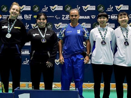 Brasil conquista 11 medalhas no segundo dia do Aberto Paralímpico ITTF Fa40