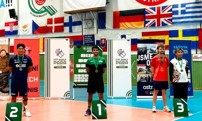 Lucas Carvalho conquista ouro e segue na disputa por mais medalhas no ITTF World Para Future Ostrava 2026