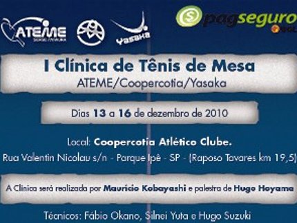 CLÍNICA COM MAURÍCIO KOBAYASHI TERÁ PALESTRAS DE HUGO HOYAMA