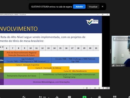 Universidade do Tênis de Mesa é apresentada como case de sucesso em workshop do COB
