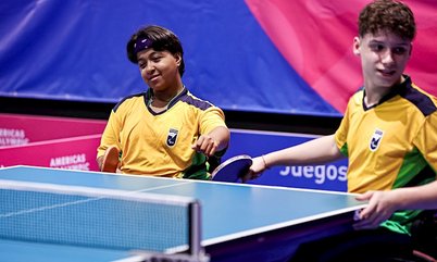 Brasil brilha no Parapan de Jovens de Santiago e conquista 15 medalhas no tênis de mesa