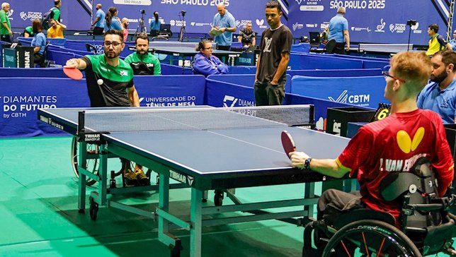 ITTF World Para Elite São Paulo 2025 começa com grandes duelos e promessa de fortes emoções