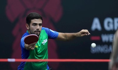 Guilherme Teodoro vence na estreia de duplas mistas e avança às quartas de final do WTT Feeder Düsseldorf