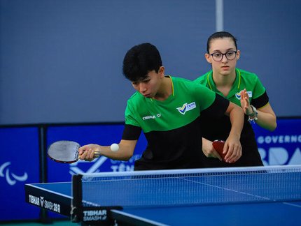 Bianca Borges e Vitor Thiófilo são contemplados em programa internacional da ITTF