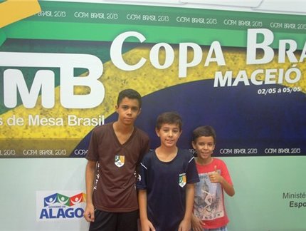 Jovens mesatenistas de Pernambuco fazem sua estreia na Copa Brasil
