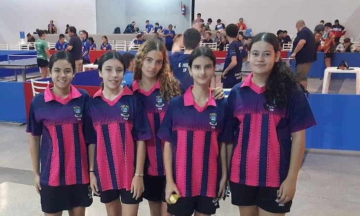 Mesa-tenistas de Poá lideram grupo nos Jogos Abert