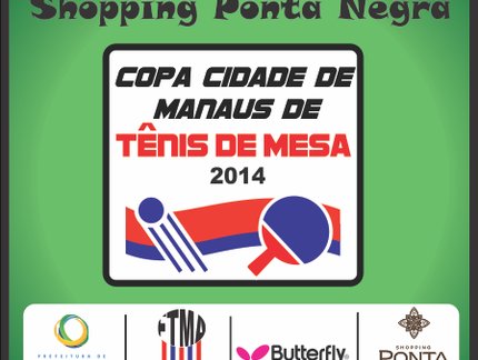 Shopping Ponta Negra recebe Copa Manaus de Tênis de Mesa