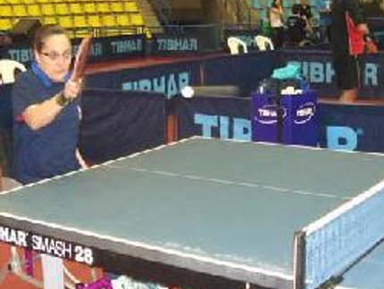 ROSÂNGELA SATISFEITA COM BRONZE CONQUISTADO EM SÃO BERNARDO