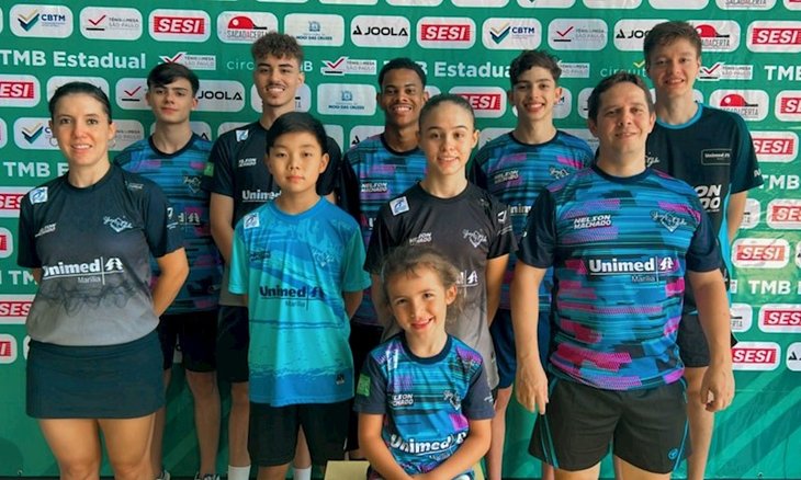 Equipe de tênis de mesa de Marília se destaca na 2ª Etapa do Ranking Paulista em Mogi das Cruzes