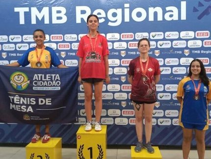 Talentos e competição acirrada marcam a 3ª etapa da Liga Valeparaibana de Tênis de Mesa