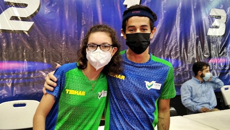 Sophia Kelmer e Lucas Carvalho conquistaram medalh