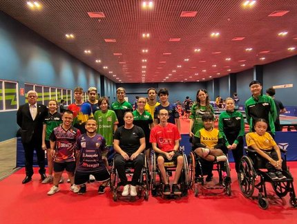 Presidente da CBTM visita treinamentos do projeto paralímpico no CPB