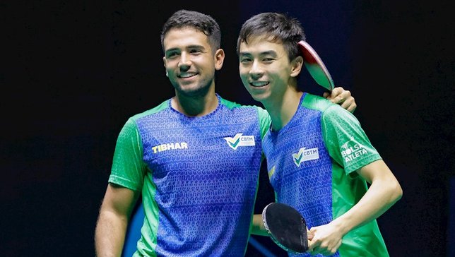 Guilherme Teodoro e Vitor Ishiy jogam contra os su